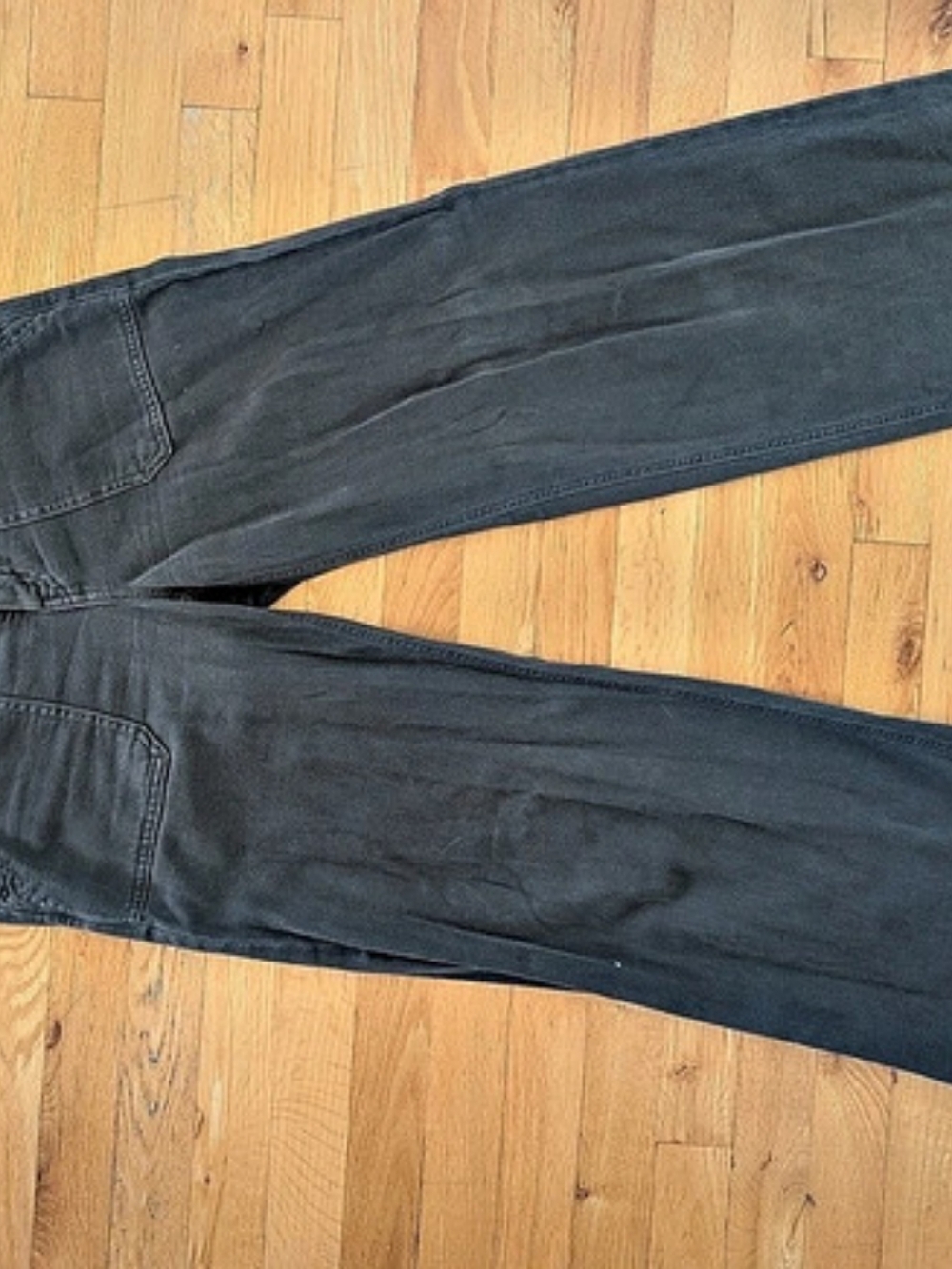American Eagle Stretch Grey Wide Legs